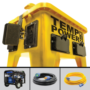 4-in-1 Temp Power Kit with 30A Generator