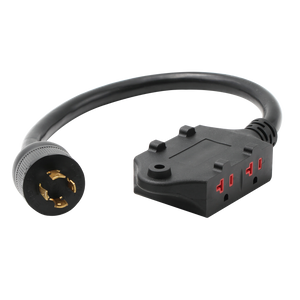 2 FT 12/4 STW Molded A&B Phase Quad w/ L14-30P