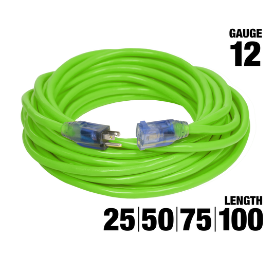 Outdoor Single Lighted Extension Cord