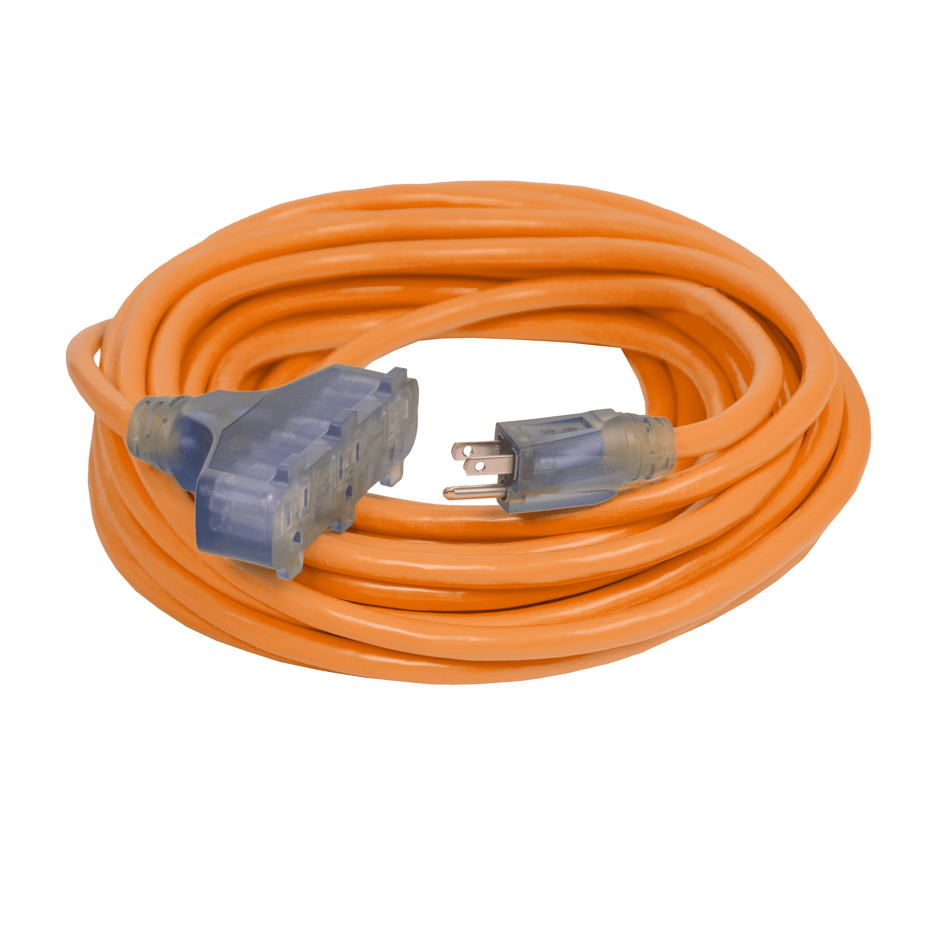 HeavyDuty Single Lighted 3Outlet Extension Cords Bad Ass Extension Cords