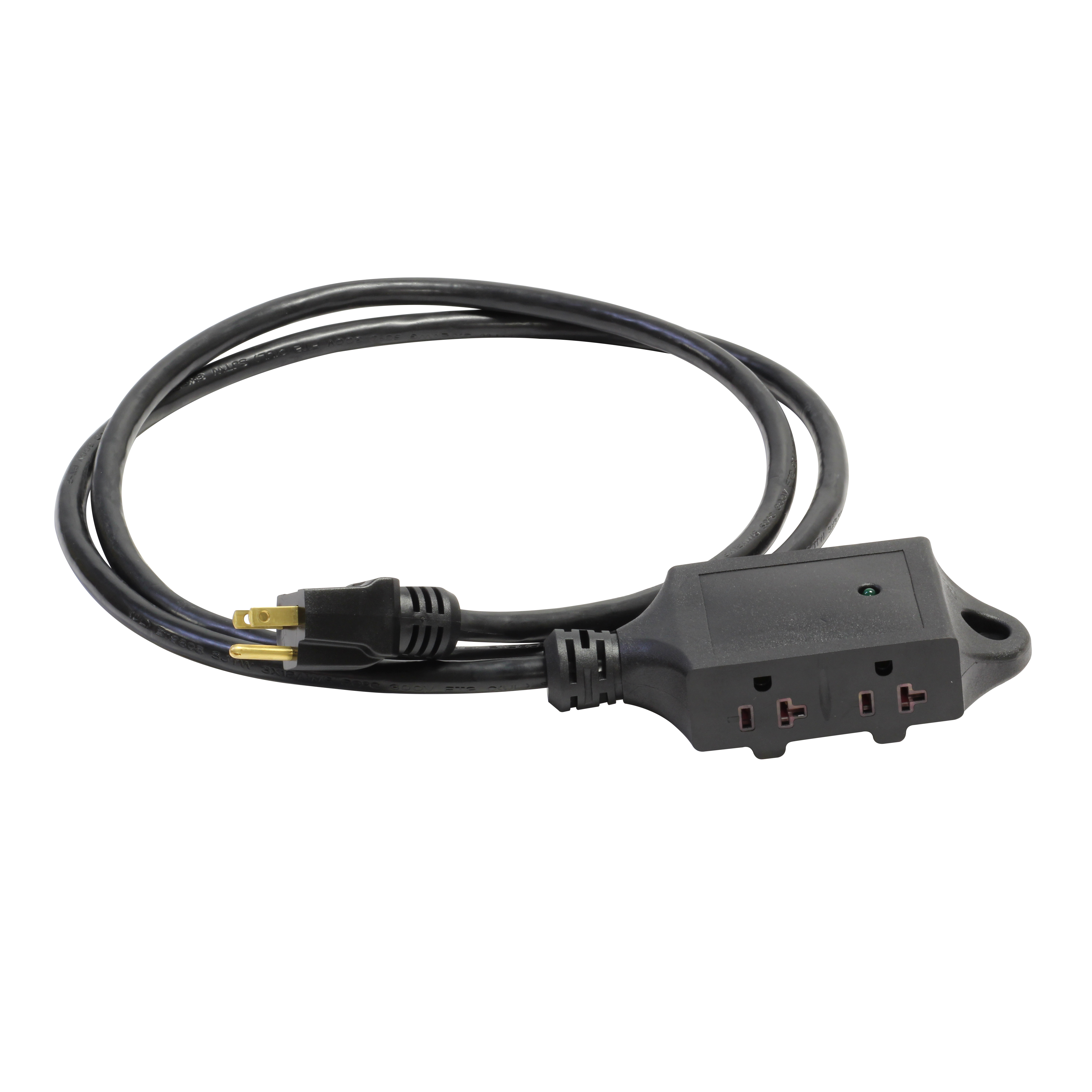 6 FT 15-20A 4-Outlet Molded Quad Box – Bad Ass Extension Cords