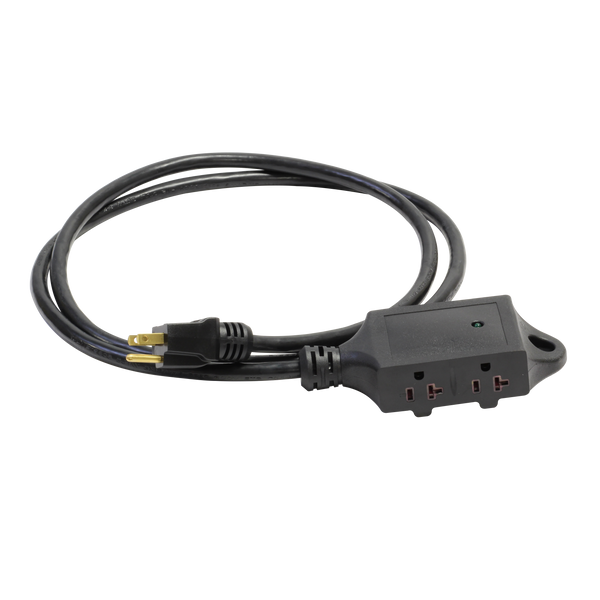 6 FT 15-20A 4-Outlet Molded Quad Box – Bad Ass Extension Cords