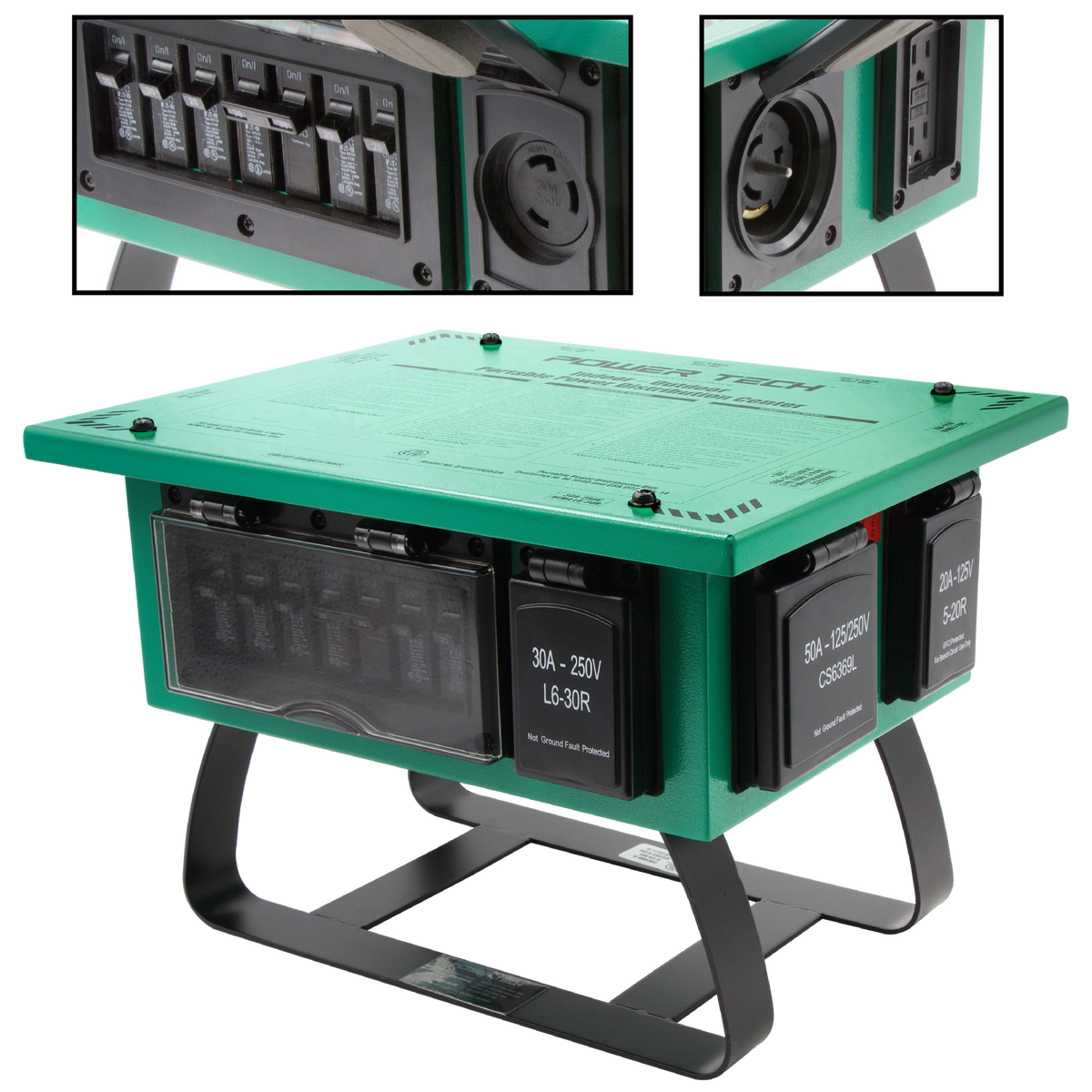 Spider Panel Box 50A Temporary Power Distribution Spider Box – Bad Ass Extension Cords