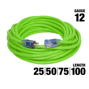 Outdoor Single Lighted Extension Cord