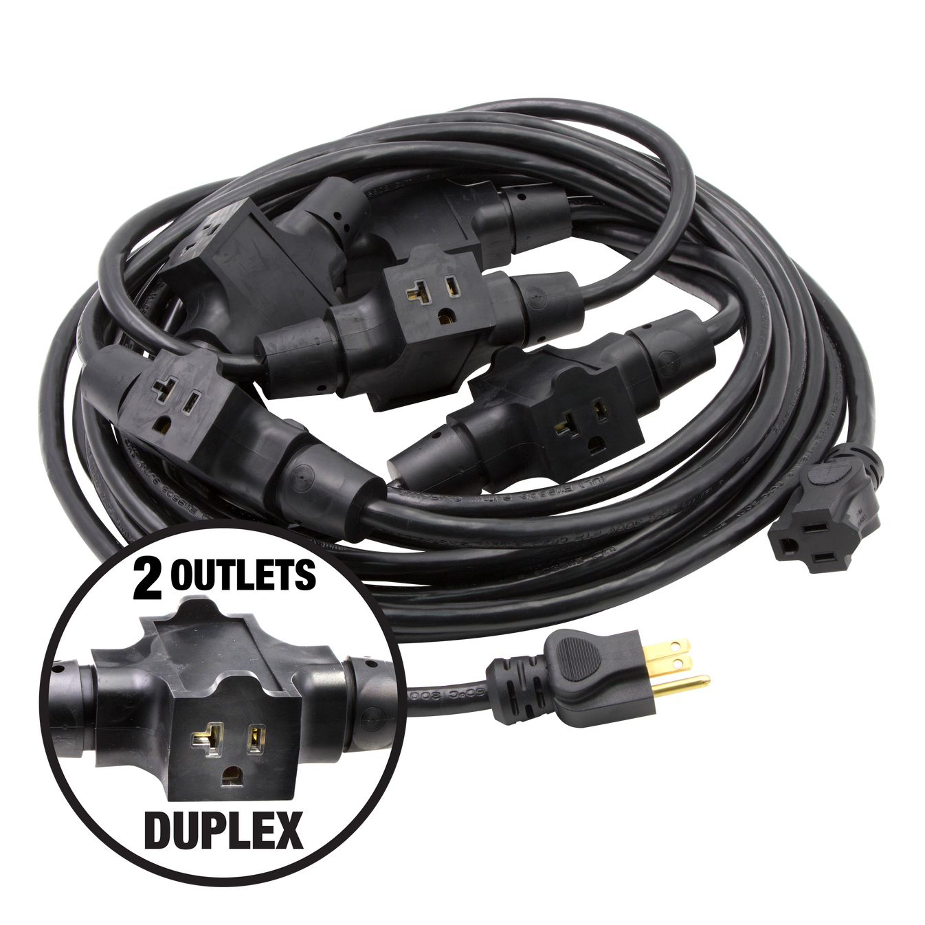 11 MultiOutlet Extension Cord Bad Ass Extension Cords