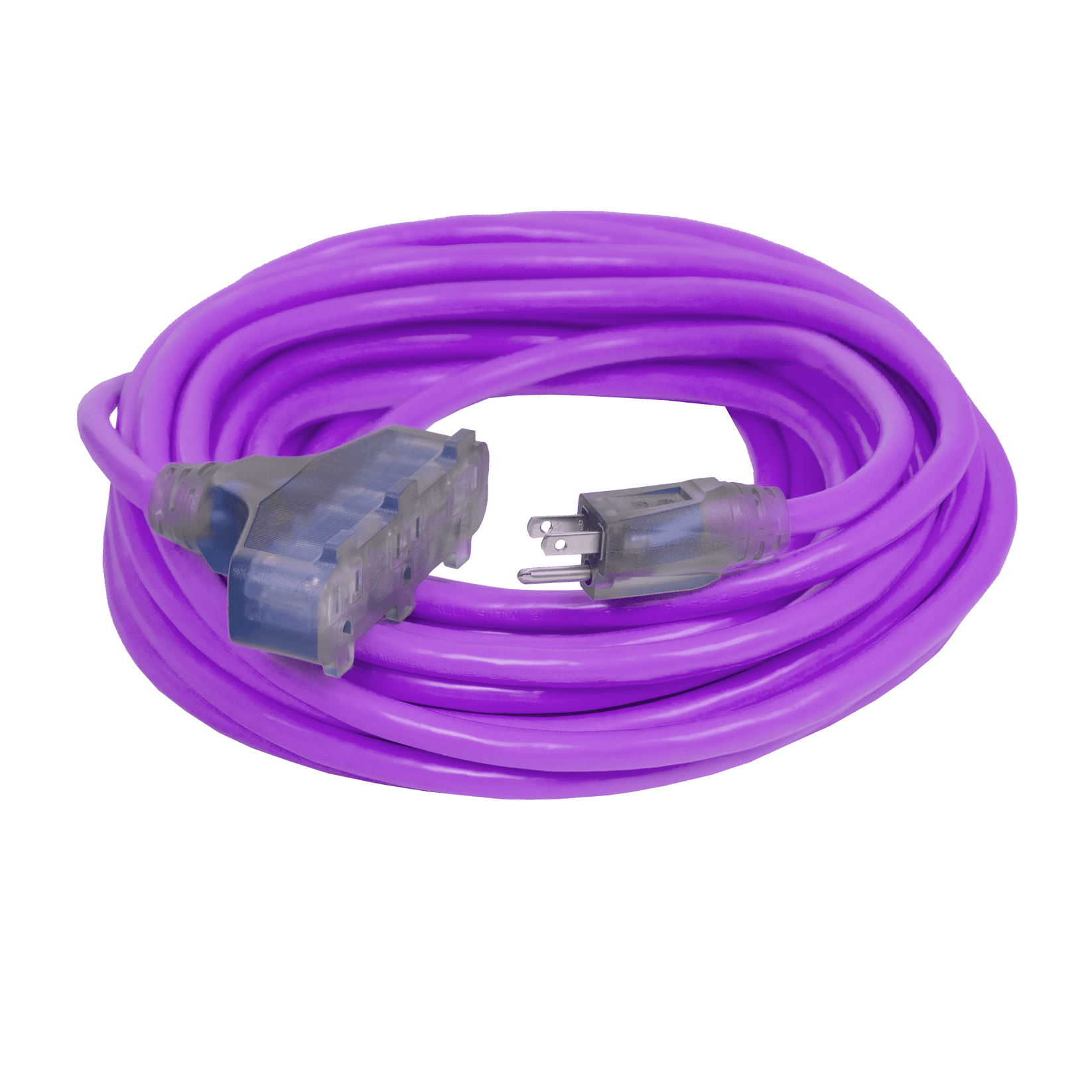 Outdoor Dual Lighted 3Outlet CGM Extension Cords Bad Ass Extension Cords